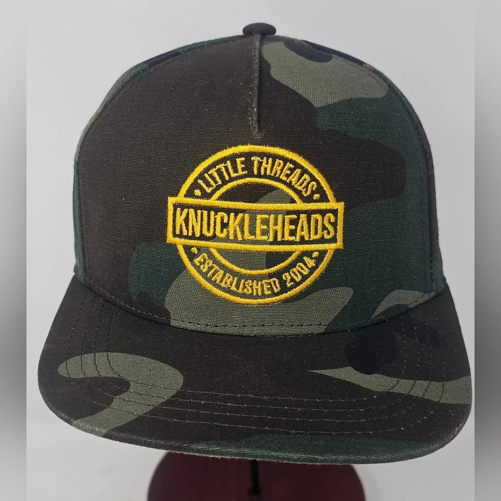 KnuckleHeads Little Threads One Day Camo Toddler Trucker Hat Size Small